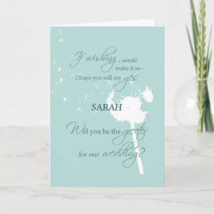 Invitation Greeter, Demande de mariage Mariage, Nom personnal
