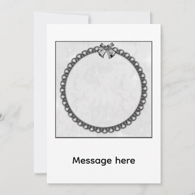 Invitation Grelots d'argent (Devant)