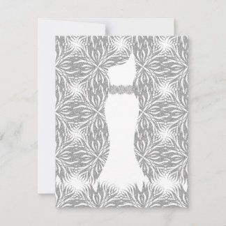 Invitation grey star flower