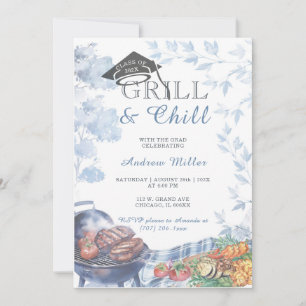 Invitation Grill and Chill Graduation Idées Modèles