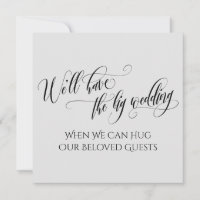 Gris Quand On Peut Vous Accrocher Mariage Reporté