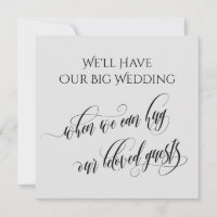 Gris Quand On Peut Vous Accrocher Mariage Reporté