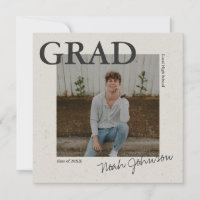 Gris texturé Effet Graduation Photo