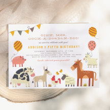 Groincoin Cocorico Ferme Animaux Anniversaire