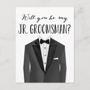 Invitation Groomsman junior de Tuxedo Groomsman