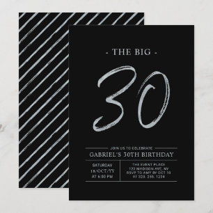 Invitation Grosse Trentaine   Fête d'anniversaire 30 ans Arge