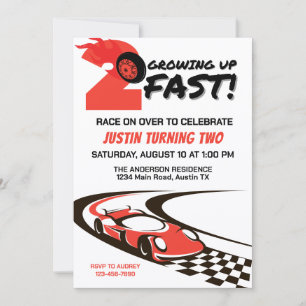 Invitation Grossesse 2 Fête Rapide Deuxième Anniversaire