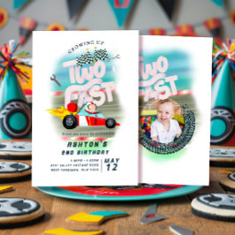 Invitation Grossissant jusqu'à jeûne 2e fête d'anniversaire