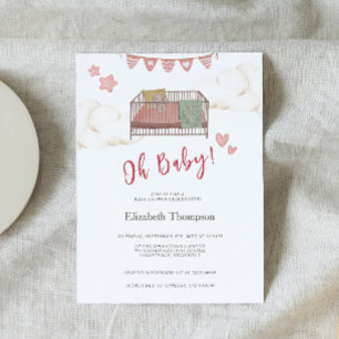 Invitation Grossiste de Boho Whimsical Bassinet Dreams