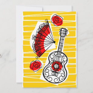 Invitation Groupe Souvenirs espagnol vertical