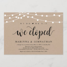 Guirlande lumineuse Kraft, police noire, Mariage e