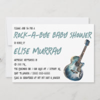 Guitare, Musique, Baby shower Rock-A-Bye