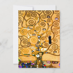 Invitation Gustav Klimt Arbre de vie
