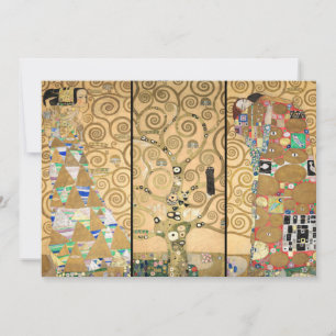 Invitation Gustav Klimt - Frise Stoclet Arbre de Vie