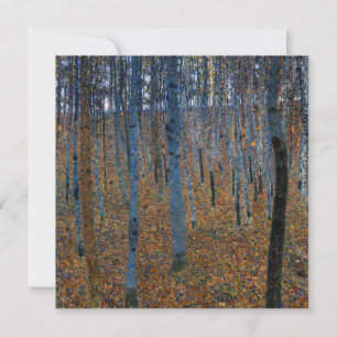 Invitation Gustav Klimt - hêtraie I