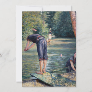 Invitation Gustave Caillebotte - Baigneurs, rive de l'Yerres