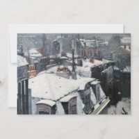 Gustave Caillebotte - Toits sous la neige