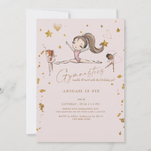 Invitation Gymnastique Tumble & Twirl Anniversaire Partie II