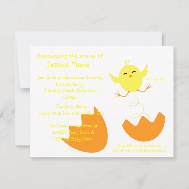 Invitation Haché (Devant)