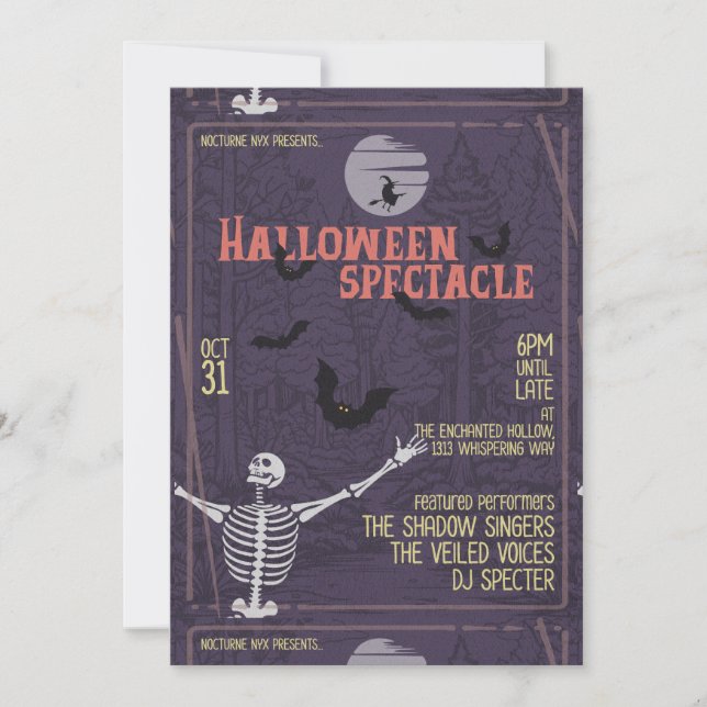 Invitation Halloween (Devant)