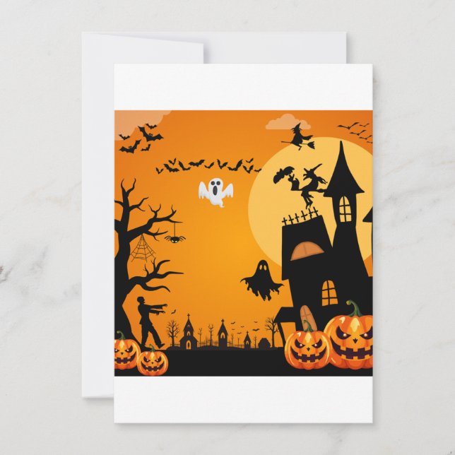 Invitation Halloween (Devant)