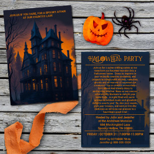 Invitation Halloween Adulte Haunween Haunted House Costume Pa