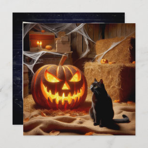 Invitation Halloween Barn Party