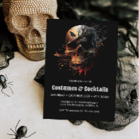 Halloween crâne Cocktails & Costumes Party