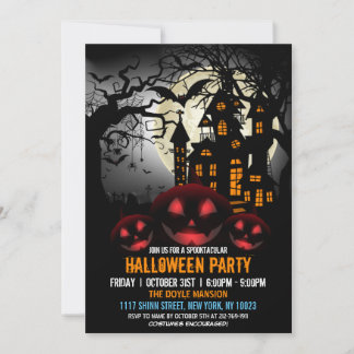 Invitation Halloween de la Maison de la Maison de la Maison d