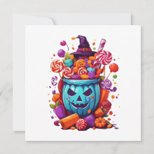 Invitation Halloween drôle 