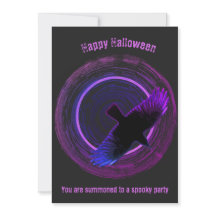 Halloween du Corbeau noir et pourpre
