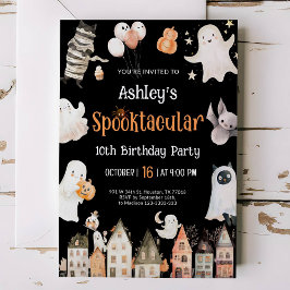 Invitation Halloween du parti Spooktacular
