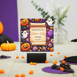 Invitation Halloween Éffrayant Night Bash : Rejoignez-nous po