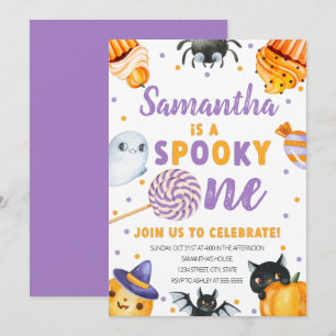 Invitation Halloween Éffrayant un premier anniversaire Invita