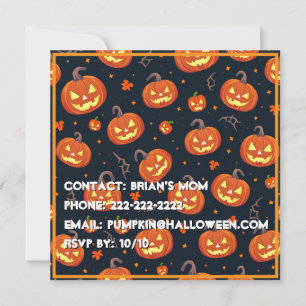 Invitation Halloween effrayante – Venez passer une