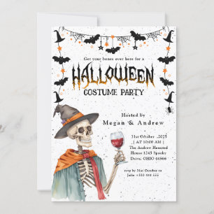 Invitation Halloween familial annuel