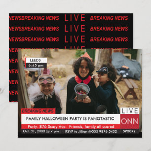 Invitation Halloween Famille Rompre TV Actualités Fabuleux