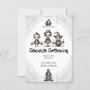 Invitation Halloween Ghoulish Gathering