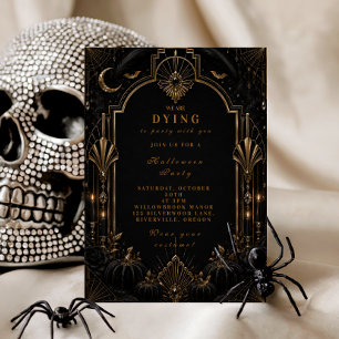 Invitation Halloween Glamour Sophistiqué