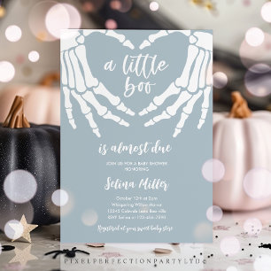 Invitation Halloween gothique Un Peu Dû Boo Baby shower