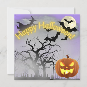 Invitation Halloween joyeux