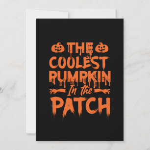 Invitation Halloween La Citrouille La Plus Cool Du Patch De N