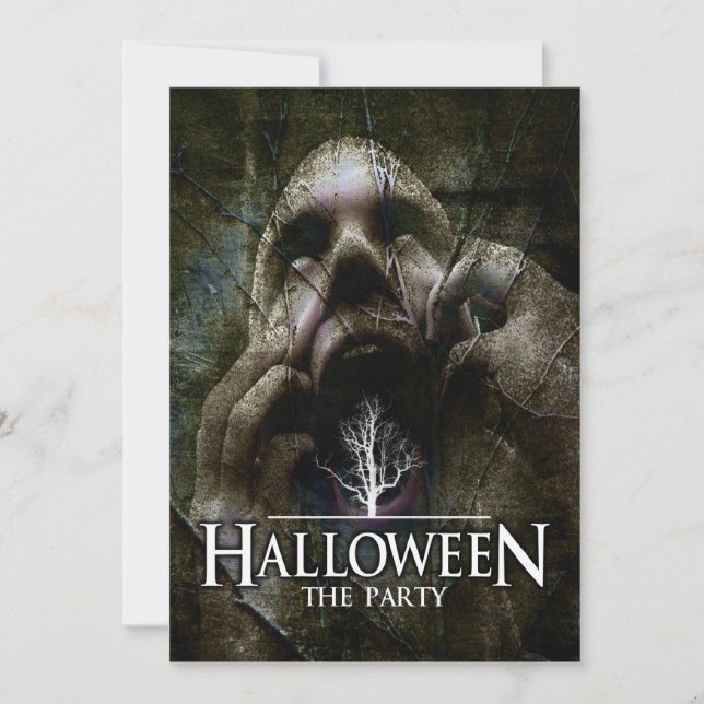 Invitation Halloween "Le Parti" (Devant)