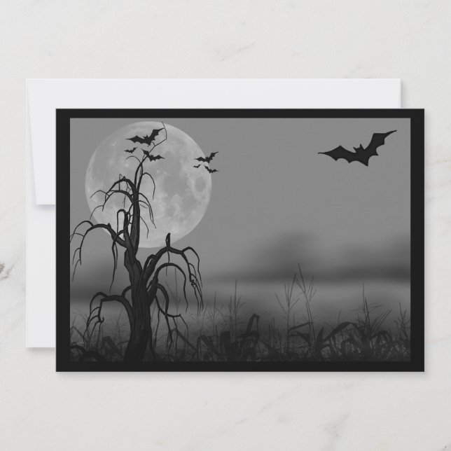 Invitation Halloween, Mariage, Sweet Sixteen (Devant)