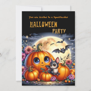 Invitation Halloween Party for kids design