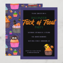 Halloween Party Trick Treat Cute Sweet