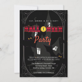 Invitation Halloween Party Vintage gothique