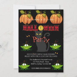 Invitation Halloween Party Vintage gothique