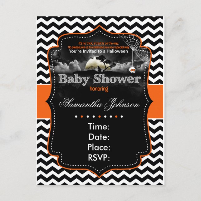 Invitation Halloween personnalisée (Devant)