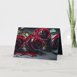 Invitation Halloween Rose gothique